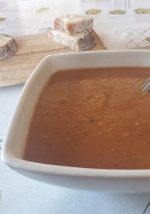 A picture of Bean and lentil soup.