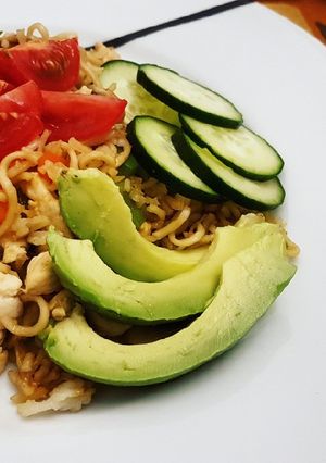 A picture of Fried noodle wok.