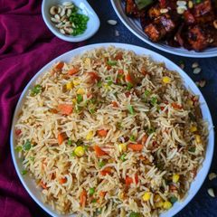 A picture of Vegetable Fried Rice.