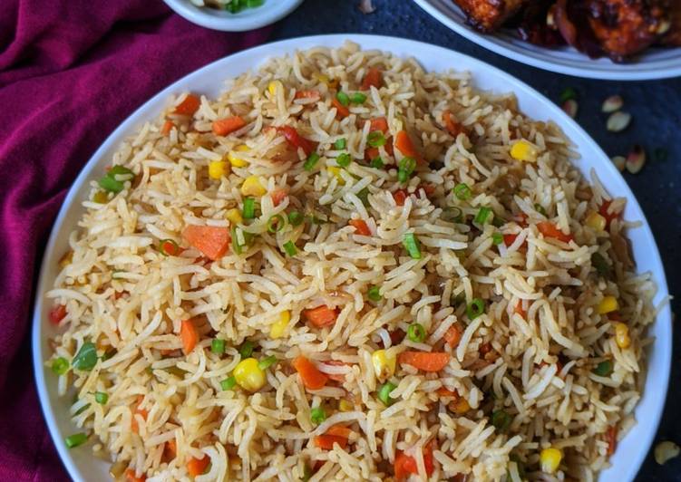 Good Vegetable Fried Rice Recipe | Easy to make Vegetable Fried Rice Homemade