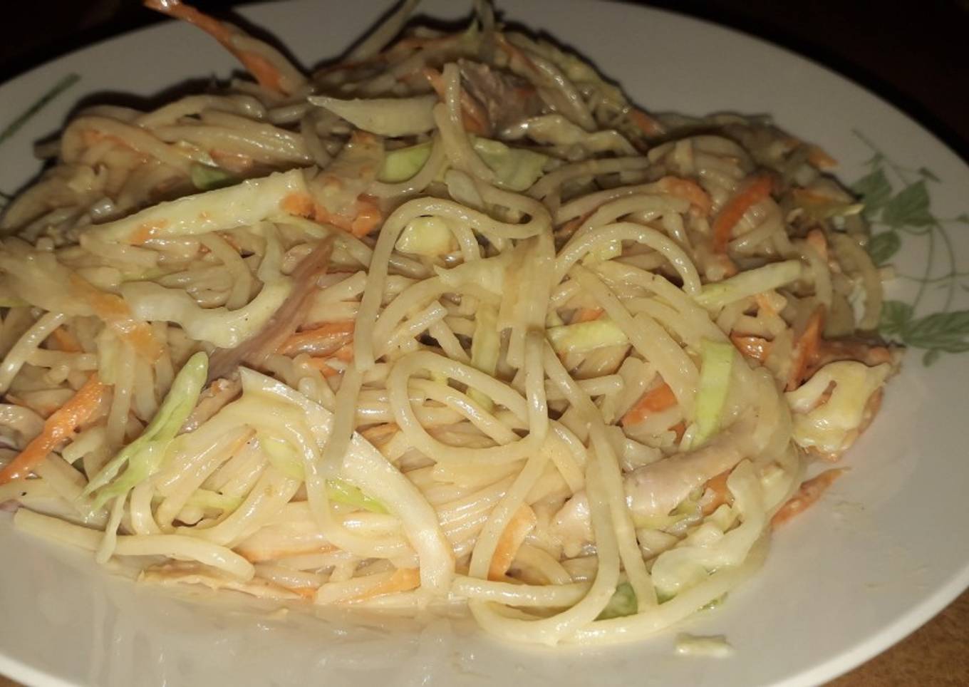 Ensalada de spaghetti