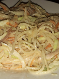 Una foto de Ensalada de spaghetti