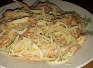 Una foto de Ensalada de spaghetti