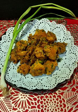 A picture of Green Garlic Pokoda.