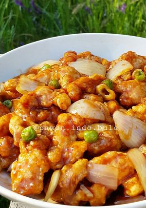 A picture of Chicken in Hoisin Sauce.