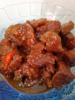 Foto resep Bistik Daging Pedas