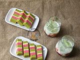 Kek Lapis Matcha Strawberry