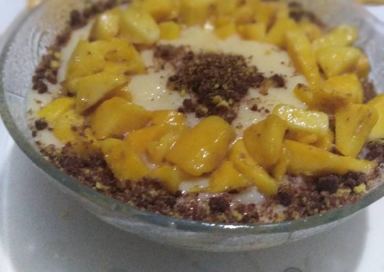 Simple Way to Make Speedy Mango Dessert