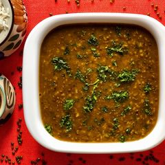 A picture of Zero oil whole green moong dal.