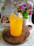 Es Nata De Coco Sirup Jeruk