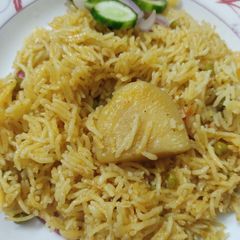 A picture of Aloo Matar Tahiri.