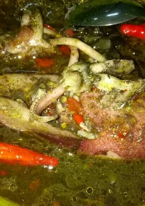 Foto resep Oseng Cumi Tinta Hitam (resep dari mertua)