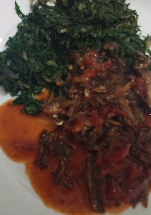 A picture of Omena Stew with kales.