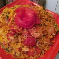 A picture of Tomato Biryani.