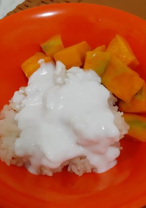 Foto resep Manggo Sticky Rice