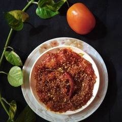 A picture of Tomato sweet pickle.