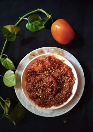 A picture of Tomato sweet pickle.