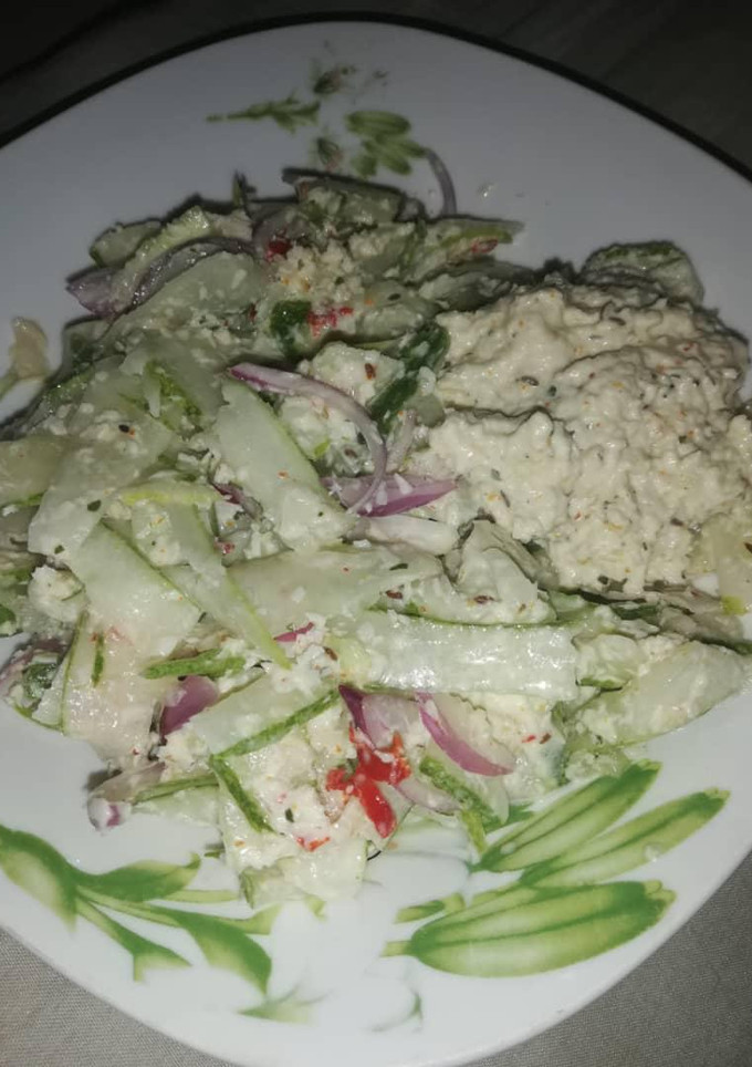 A picture of Cucumber Salad.
