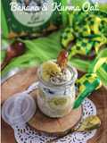 Energy in a Jar - Overnight banana & kurma - kreasi oat