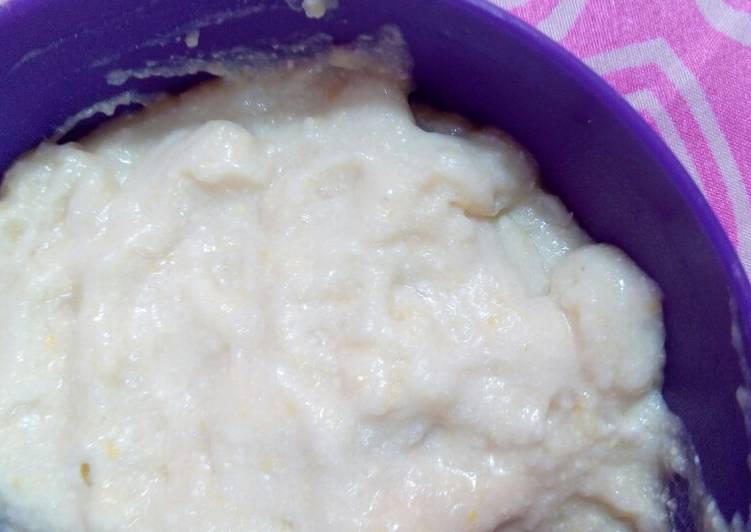 Resep Mpasi 8+ nasi, jagung manis,tahu serpong,keju, Evoo, Bisa Manjain Lidah