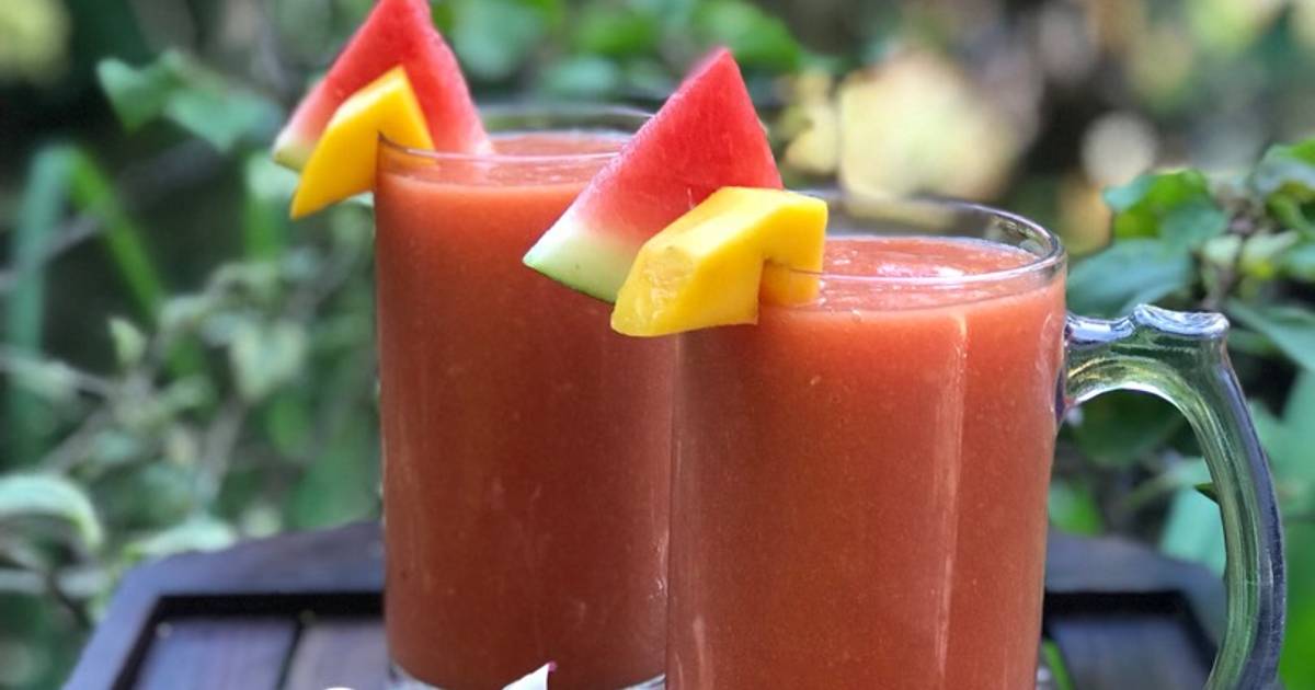 Resep Juice Semangka Mangga Jambu Merah Biji Oleh Echy Cookpad 1769