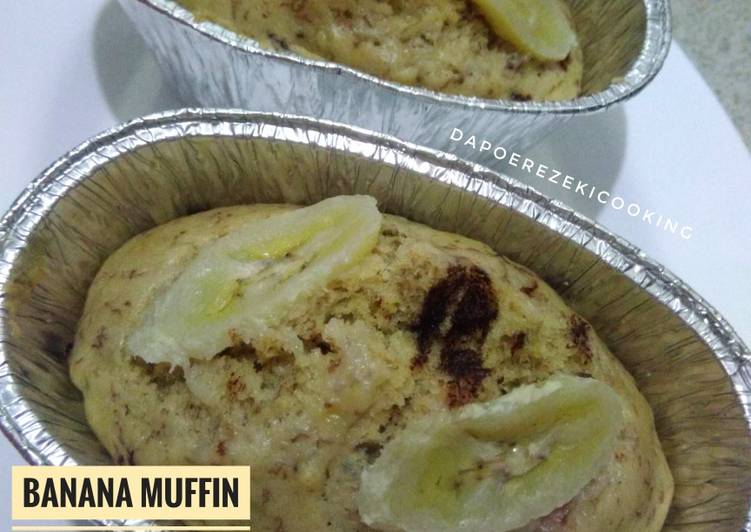 Resep Banana Muffin Kukus, Super Lembut Tanpa Mixer yang Menggugah Selera