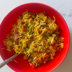 Veg rice pulav A picture of Veg rice pulav.