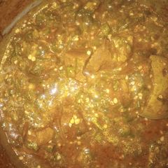 A picture of Home made Ogbonno soup.