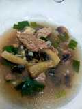 Sup Daging Jamur Kancing
