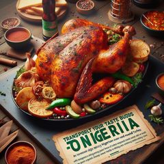 A picture of Spicy Nigerian Oven-Roasted Turkey.
