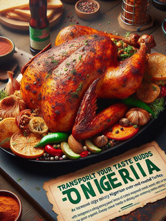A picture of Spicy Nigerian Oven-Roasted Turkey.