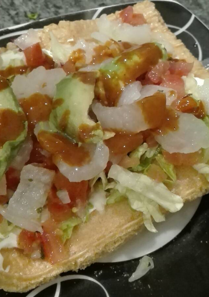 Una foto de Botana chicharrón preparado con cueritos🐽