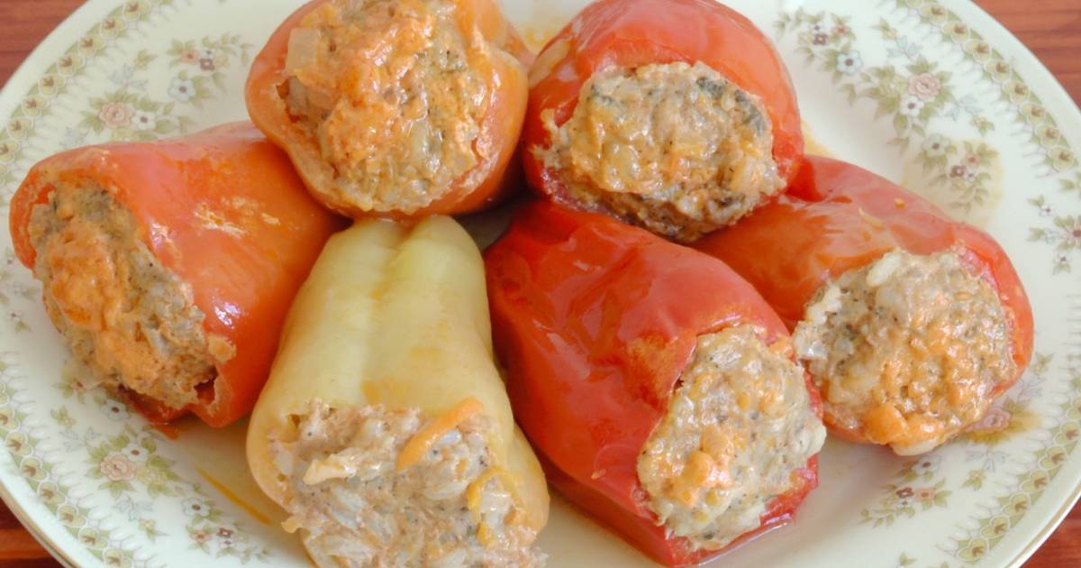 Фаршированный перец с мясом и рисом - пошаговый рецепт с фото на велосипеды-тут.рф