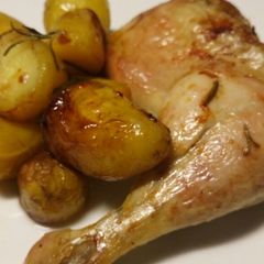 A picture of Beer and rosemary chicken roast.