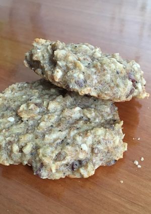 Una foto de Galletas de avena con manzana y plátano