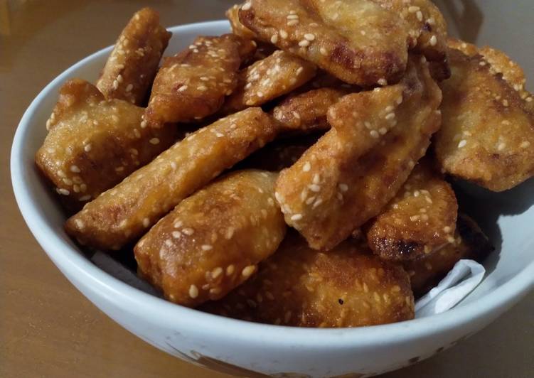 Pisang goreng wijen