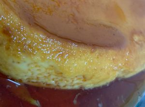 Una foto de Flan casero