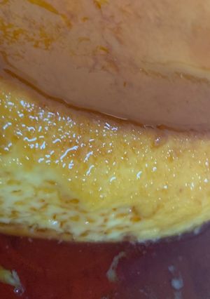 Una foto de Flan casero