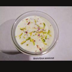 A picture of Gobindobhog rice kheer.