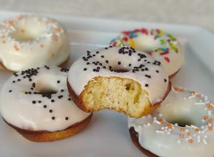Una foto de Donas horneadas (masa para molde) 🍩