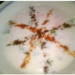 A picture of Veg raita.