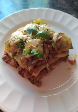 Una foto de Lasagna de zucchini