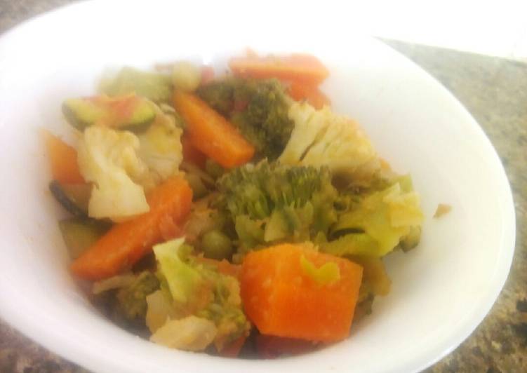 Steps to Make Favorite Mixed vegetables #vegetablescontest