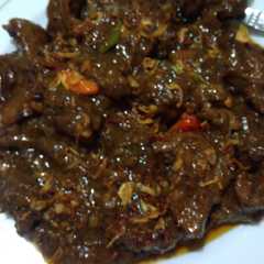 รูปของ Sapi gebrek kuah lada hitam