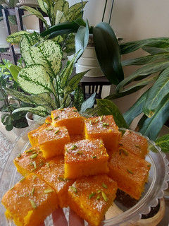 عکسی از دستور 😋کیک باقلوا😋