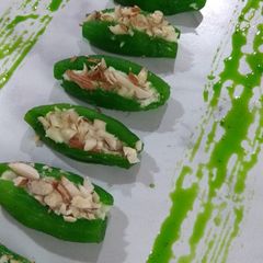 A picture of Pointed guard sweet Parval ki mithai.