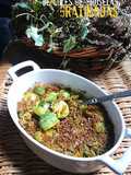 Cazuela de coles de Bruselas gratinadas