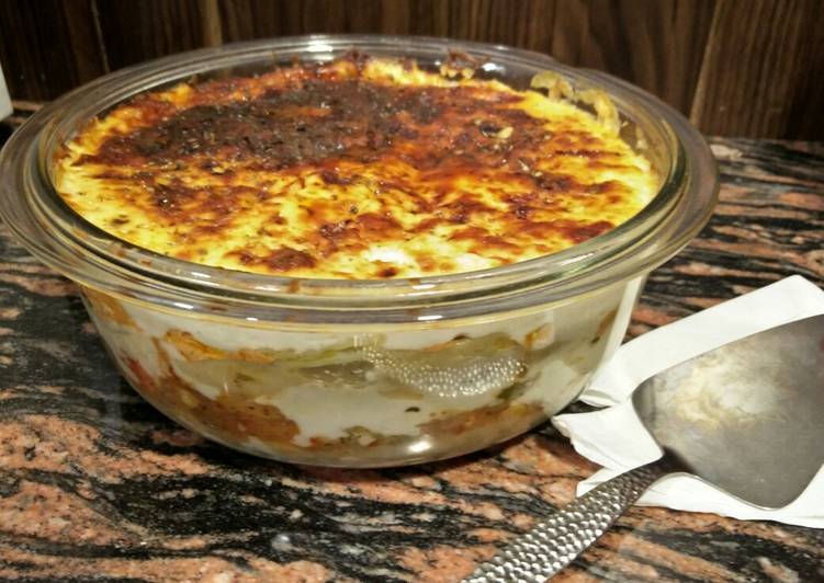 Recipe of Any-night-of-the-week Paneer makhani lasagna