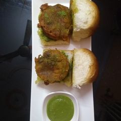 A picture of Vada Pav.
