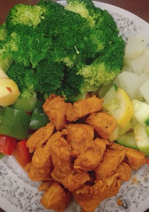 Hình của món 🇰🇷Ức Gà Sốt Cay Hàn Quốc Eat Clean.